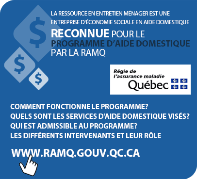 Programme d'aide domestique RAMQ